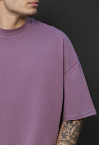 Фото - Чоловіча якісна футболка Staff violet oversize - Men box