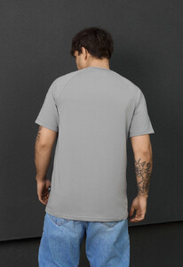 Фото - Мужская стильная футболка Staff gray - Men box