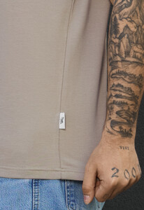 Фото - Чоловіча однотонна футболка Staff sa gray beige - Men box