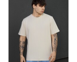 Фото - Мужская однотонная футболка Staff sa milk - Men box