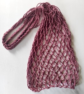 Фото - Легкая хлопковая авоська макраме SOX фиолетового цвета - Men box