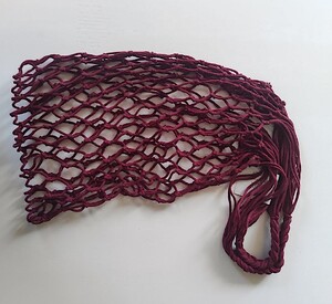 Фото - Универсальная авоська макраме SOX из хлопка бордового цвета - Men box