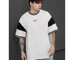 Фото - Чоловіча оригінальна футболка Staff logo oversize - Men box