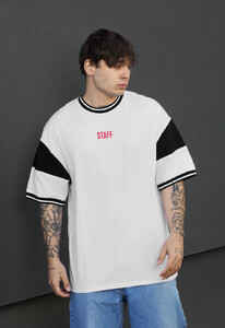 Фото - Чоловіча оригінальна футболка Staff logo oversize - Men box