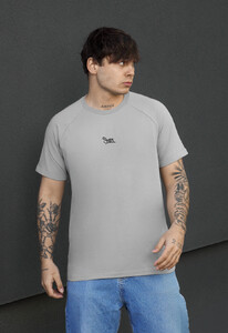 Фото - Чоловіча однотонна футболка Staff light gray logo - Men box