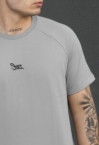 Фото - Чоловіча однотонна футболка Staff light gray logo - Men box