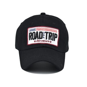 Фото - Чоловіча бейсболка Narason чорного кольору з лого Road Trip - Men box