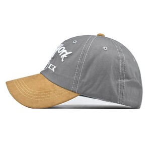 Фото - Кепка сірого кольору Narason з вишивкою New York - Men box