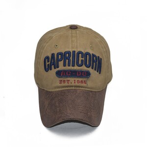 Фото - Всесезонная кепка цвета хаки Narason с лого Capricorn - Men box