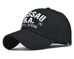 Фото - Чоловіча бейсболка бренду Narason чорна з лого Nassau - Men box