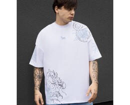 Фото - Чоловіча стильна футболка Staff logo & drago oversize - Men box