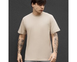 Фото - Чоловіча однотонна футболка Staff beige - Men box