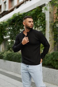 Фото - Мужская стильная черная рубашка "Florida" Intruder - Men box