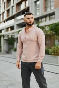 Фото - Мужская стильная розовая рубашка "Florida" Intruder - Men box