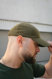 Фото - Однотонна кепка Intruder хакі з липучкою - Men box