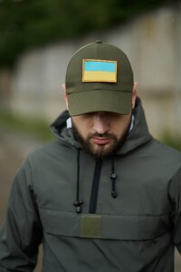Фото - Однотонна кепка Intruder хакі з липучкою - Men box