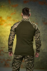Фото - Чоловіча кофта "Ghost" з якісного трикотажу Intruder хакі-піксель - Men box