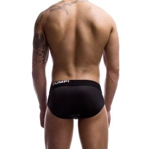 Фото - Чорні бріфи Pump з білим написом - Men box