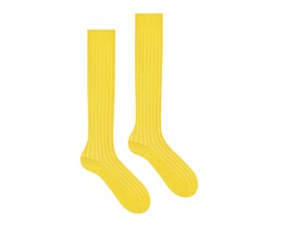 Фото - Жіночі шкарпетки до колін Sammy Icon Yellow Knee. Колір: жовтий - Men box