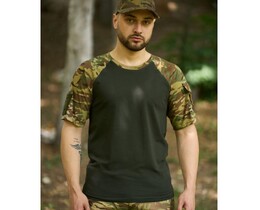 Фото - Мужская футболка Intruder Sleeve хаки /мультикам - Men box