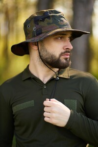 Фото - Літній капелюх Intruder з габардину камуфляж_4 - Men box