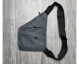 Фото - Однотонная барсетка кобура Intruder темный меланж - Men box