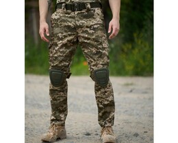 Фото - Мужские брюки с наколенниками "Protect" Intruder пиксель - Men box