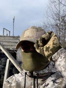 Фото - Кепка Intruder пісочний камуфляж ріп стоп 5.11 (бежева вишивка) - Men box