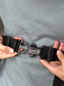 Фото - Чоловіча однотонна бананка Intruder синя без лого - Men box