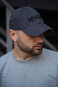Фото - Кепка базова унісекс Intruder big сіра - Men box