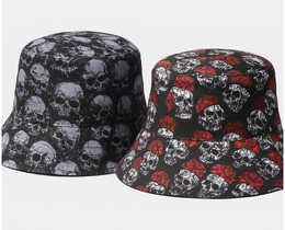 Фото - Мужская панама двухсторонняя Intruder SKULL & ROSES - Men box