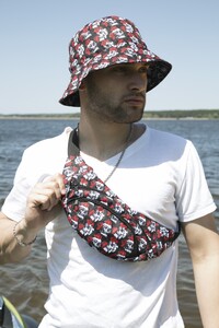 Фото - Мужская панама двухсторонняя Intruder SKULL & ROSES - Men box