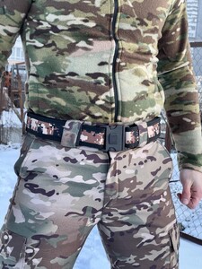 Фото - Чоловічий ремінь військовий Intruder рудий піксель - Men box