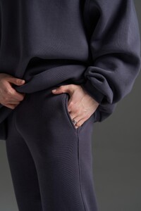 Фото - Мужские брюки цвета графит BOWL Intruder утепленные флисом - Men box
