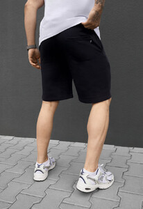 Фото - Мужские однотонные трикотажные шорты Staff tor navy - Men box