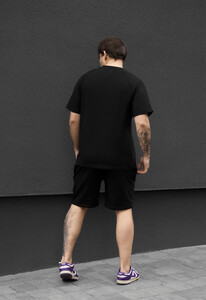 Фото - Мужской летний комплект Футболка + шорты Staff mb logo black - Men box