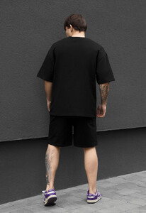 Фото - Чоловічий літній комплект футболка + шорти Staff no black oversize - Men box