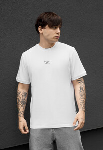 Фото - Мужская современная футболка Staff lu white logo - Men box