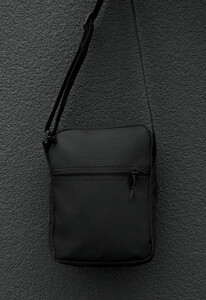Фото - Чоловіча однотонна чорна барсетка Staff all black - Men box