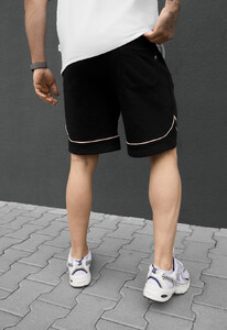 Фото - Чоловічі бавовняні трикотажні шорти Staff ry black & beige - Men box