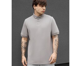 Фото - Мужское однотонное поло Staff nt light gray - Men box