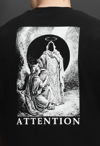 Фото - Чоловіча футболка Staff attention oversize з принтом - Men box