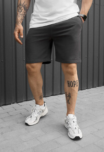 Фото - Чоловічі бавовняні трикотажні шорти Staff tor dark gray - Men box