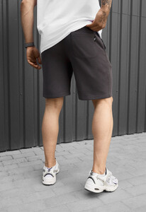 Фото - Чоловічі бавовняні трикотажні шорти Staff tor dark gray - Men box