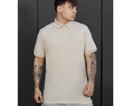 Фото - Мужское однотонное поло Staff we logo beige - Men box