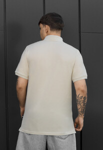 Фото - Мужское однотонное поло Staff we logo beige - Men box