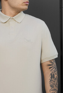 Фото - Мужское однотонное поло Staff we logo beige - Men box