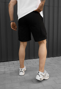 Фото - Мужские шорты Staff cargo fot black из прочной ткани - Men box