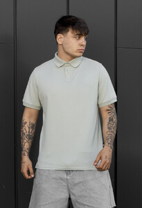 Фото - Мужское однотонное поло Staff we logo light olive - Men box