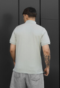 Фото - Мужское однотонное поло Staff we logo light olive - Men box